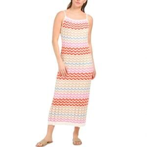 Rachel Zoe Crochet maxi dress multi color Size XS NWOT